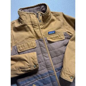 Patagonia Tan and Brown Ski Jacket